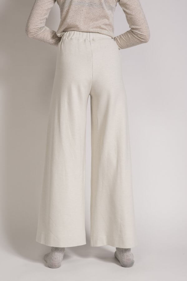 Pantalone Palazzo panna - immagine 2