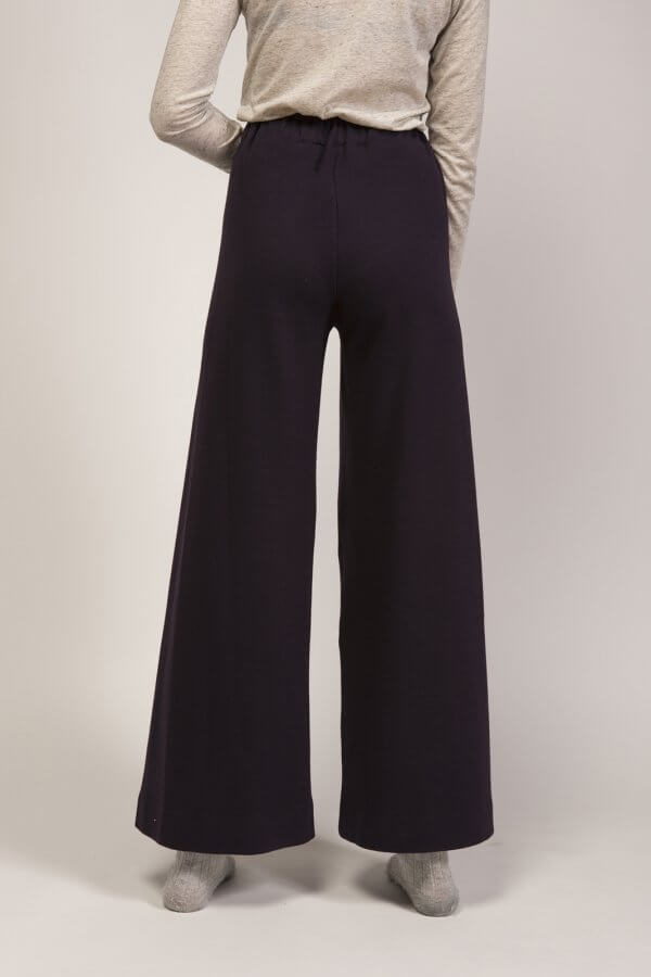 Pantalone Palazzo melanzana - immagine 5