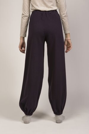 Pantalone Aladino blu e castagna