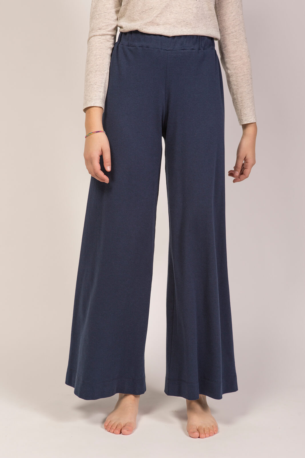 Pantalone Palazzo blu mare Colori Vivi