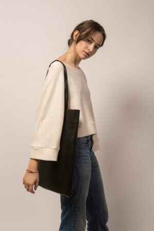 Felpa Raglan Bianca