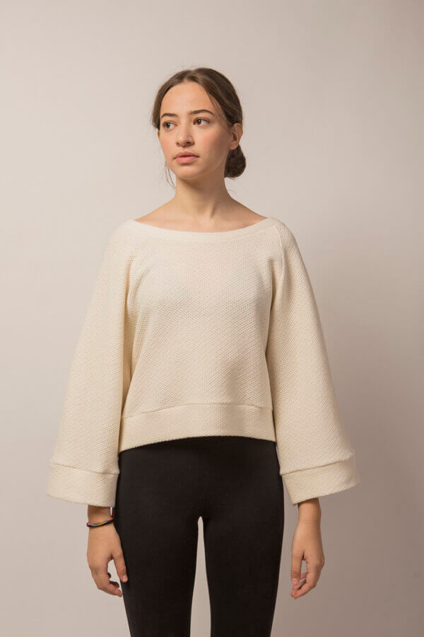 Felpa Raglan Bianca - immagine 3