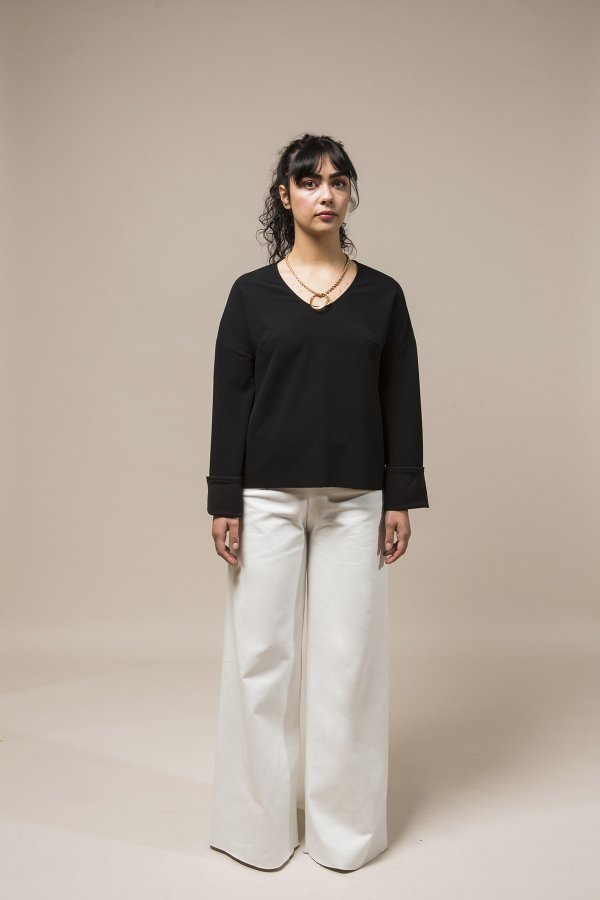 Felpa Scollo V - immagine 7