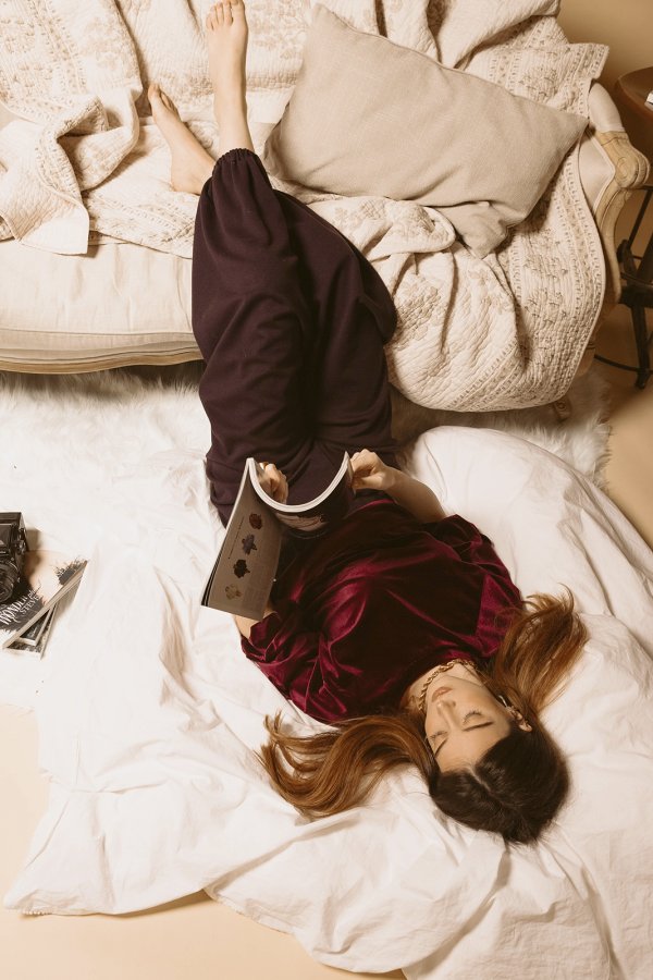 Pantalone Aladino melanzana