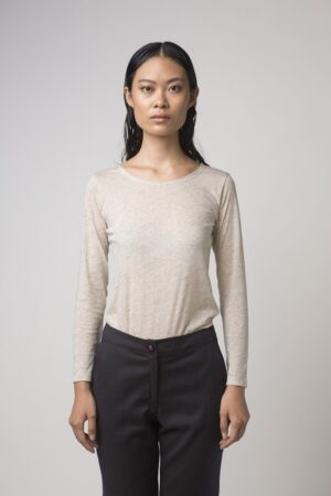 T-shirt jersey di cotone melange M/L