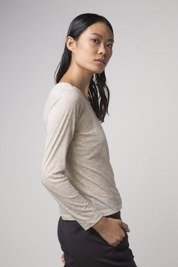 T-shirt jersey di cotone melange M/L - immagine 2